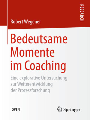 cover image of Bedeutsame Momente im Coaching